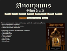 Tablet Screenshot of anonymus.ro