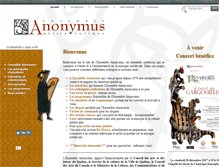 Tablet Screenshot of anonymus.qc.ca